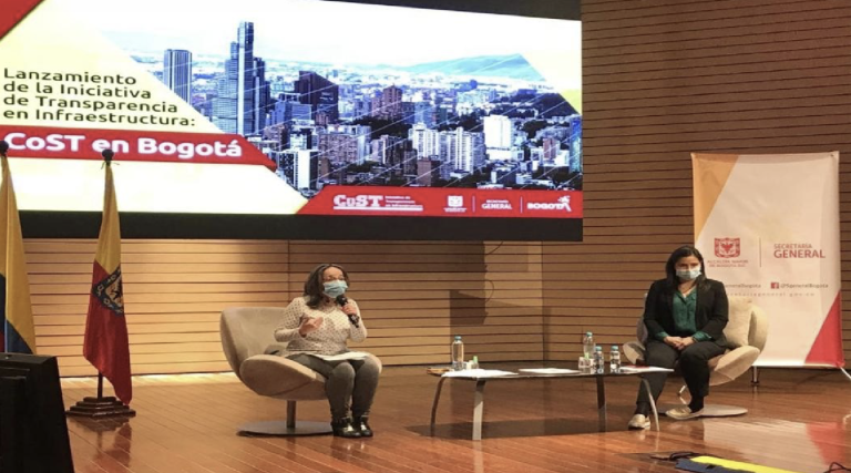 Launch event for CoST Bogotá